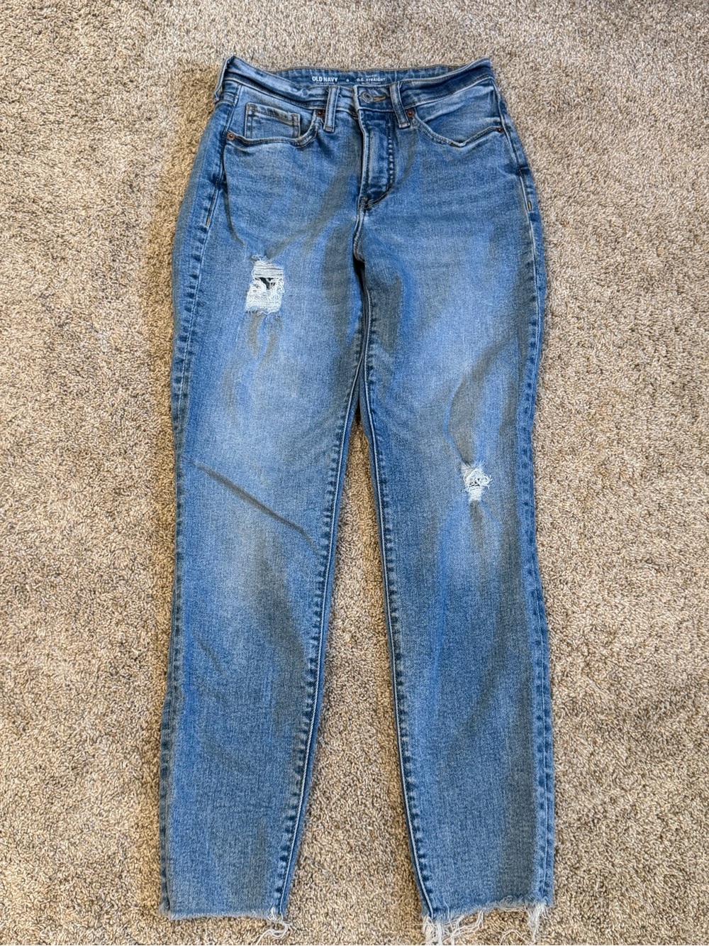 Old Navy Light Blue High Rise Jeans